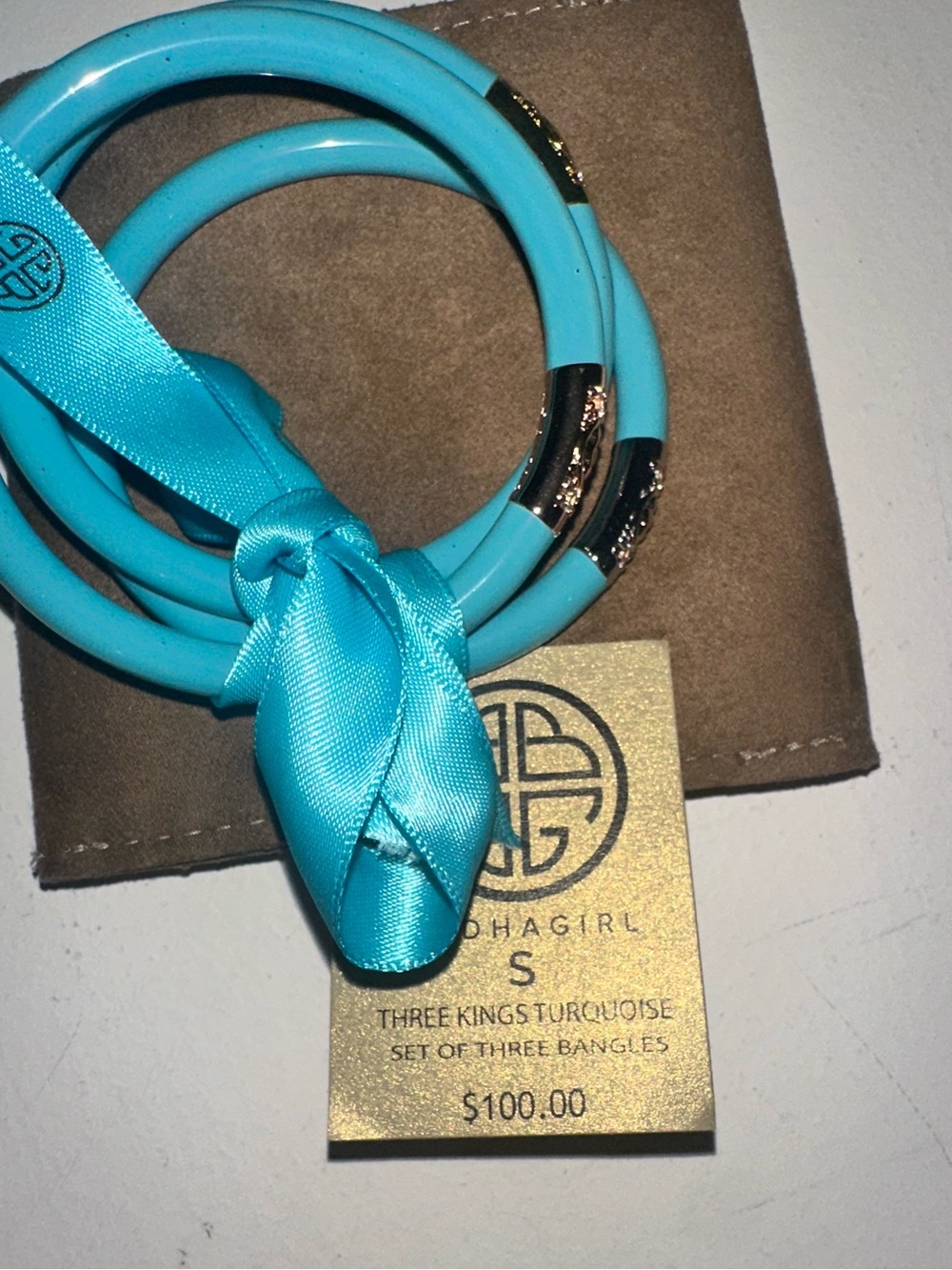 Budhagirl Turquoise Bangles - Picture 2 of 2